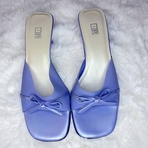 B.P. Y2K Lilac Sandal Heels Size 5.5